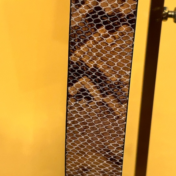 Michael Michael Kors Snake Print Belt Approx. 41” long - Picture 7 of 10